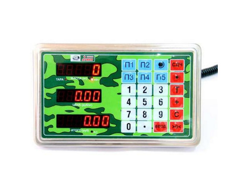 Весы напольные торговые МИДЛ МП 600 МЖА Ф-3 (100/200; 600х800) "Красная армия" авто